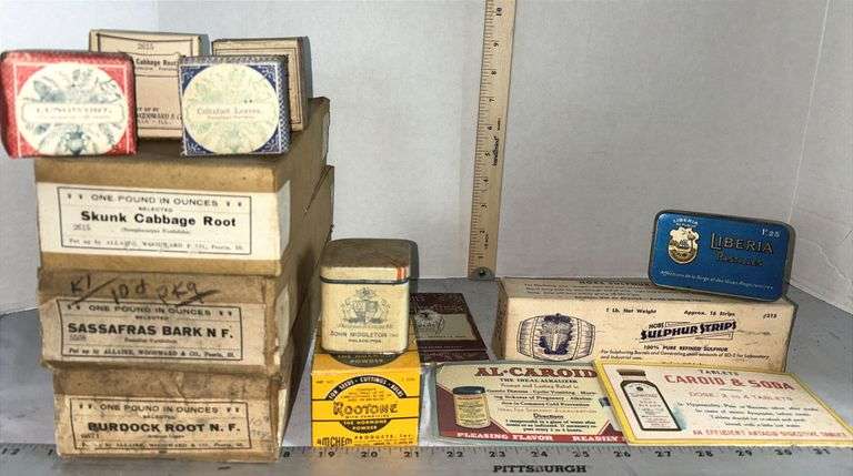 Skunk Cabbage Root, Rootone Hormone Powder & Other Pharmaceutical Advertising Products