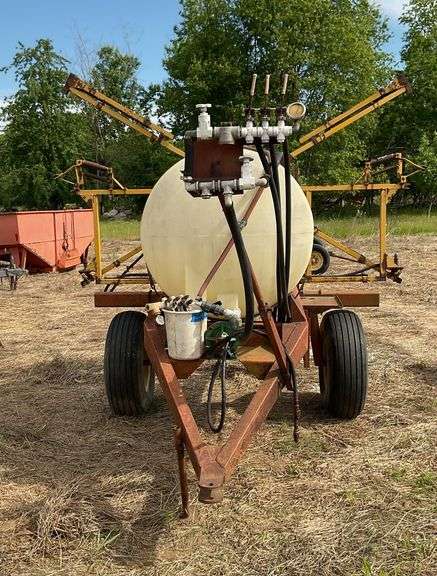 300 Gallon 30’ Working With Field Sprayer