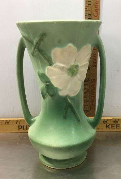 Weller Wild Rose 2 Handled Vase
