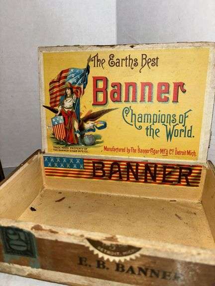 Federal Judge, Harvester & Banner Cigar Boxes