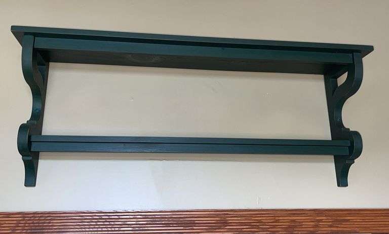 Wood Green 46” long x19” tall Wall Shelf
