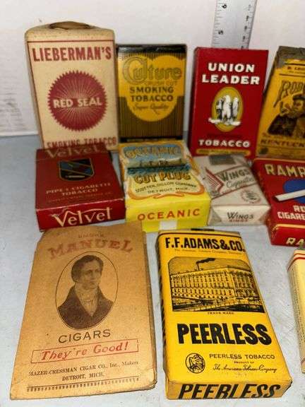 Various Brands of Tobacco, Cigars  & Cigarettes