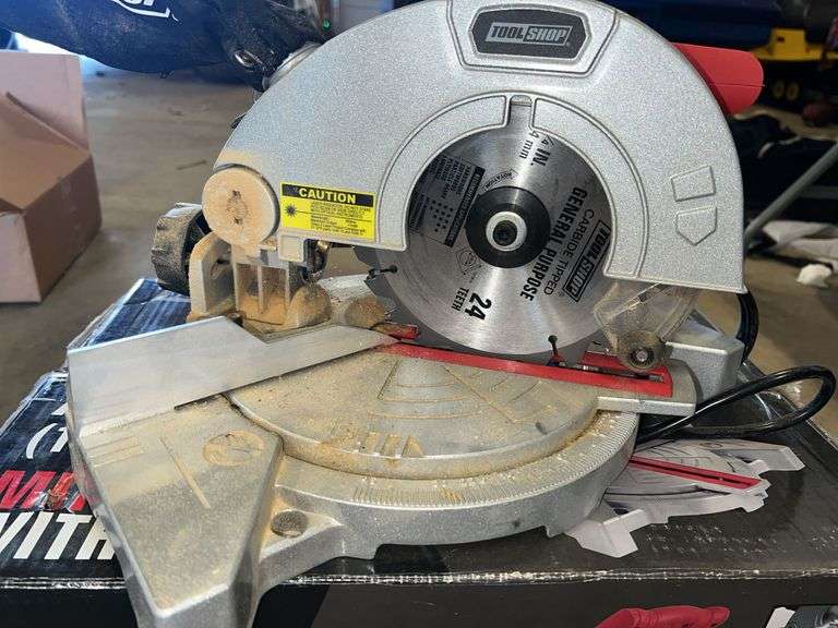 Tool Shop Miter Saw w/ Laser Guide - Has Power