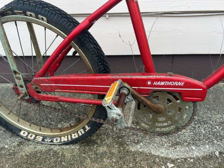 Red Hawthorn One Speed Bicycle