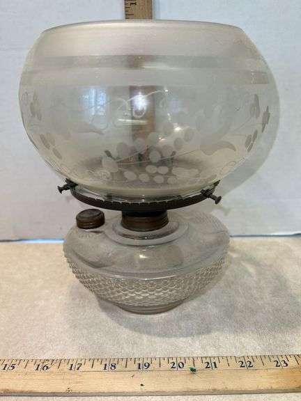 Three Glass Oil Lanterns