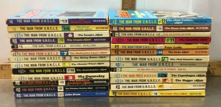 The Man From U.N.C.L.E. Paperback Books
