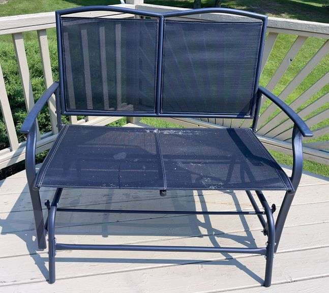 Outdoor Glider Loveseat (36” tall & 41” long)