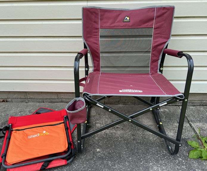 Shed Rocking Chair GCI Outdoor Freestyle Rocker & Shed Ray Foldable Chair - Sherwood Auctions