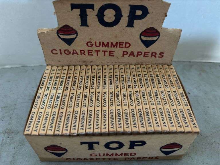 TOP Gummed Cigarette Rolling Papers (Full Box - 23 Booklets)