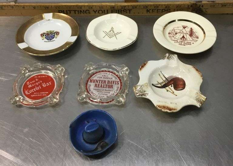 Souvenir, Advertising and Other Ashtrays