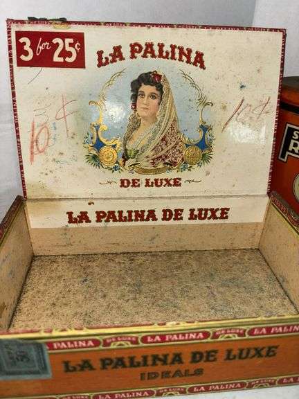 Garcia, Humo, La Palina Cigar Boxes & Sir Walter Raleigh Tin