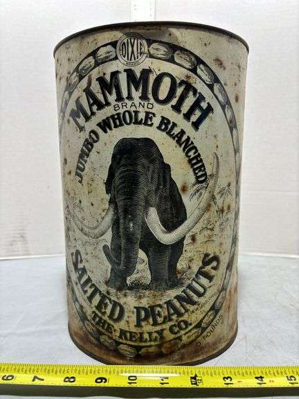 Mammoth Salted Peanuts Tin w/ Lid