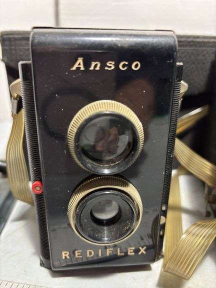 Kodak Brownie Junior Camera, Ansco Rediflex Camera & Various Other Film Cameras