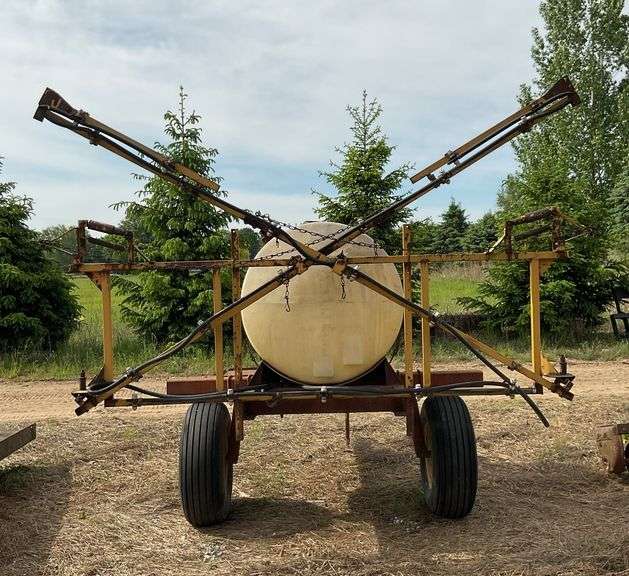 300 Gallon 30’ Working With Field Sprayer