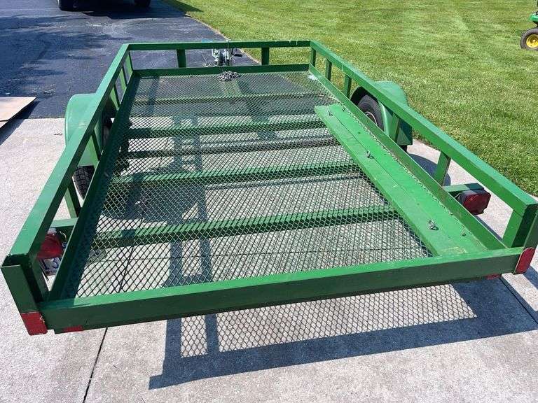Steel 76”x113” Trailer w/ Hand Winch (Bed is 111” x 62”)