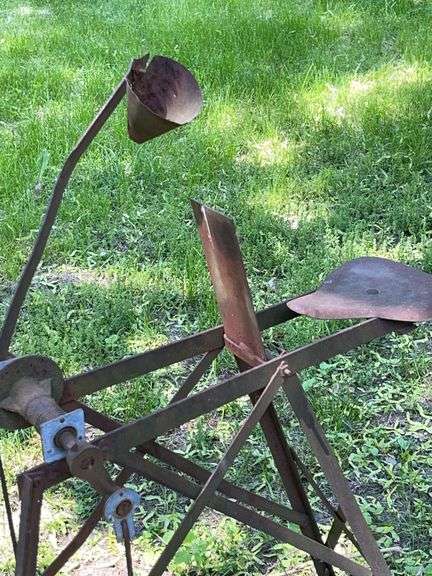 Antique Grinding Wheel- stone not included
