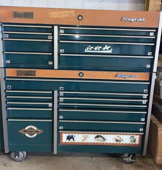 Snap-On KLR Outdoor Edition Toolbox w/ Top Chest & Side Locker 5’ tall, 79” wide & 24” deep