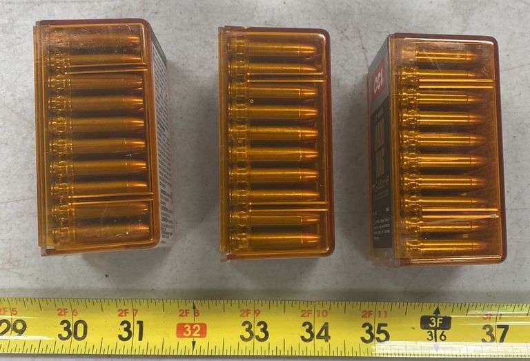 3 Ctn (150 Cartridges) CCI 22 WMR Maxi Mag Speer Gold Dot Ammo