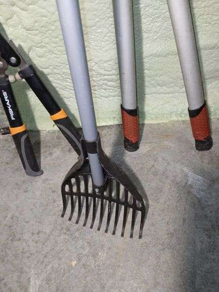 Hedge Trimmmers and Rake