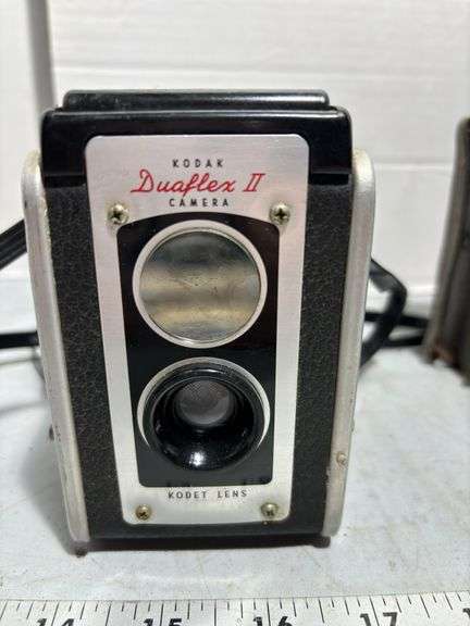 Kodak Duaflex II Camera w/ Strap, Bell & Howell Filmo Companion Double Run Movie Camera & King Regul
