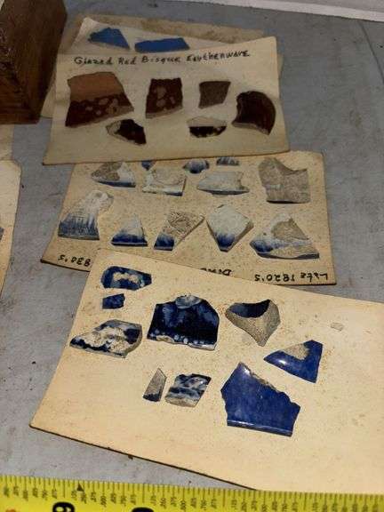 Collection of Stoneware Pottery Pieces from 1825 to 1840’s