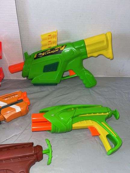 Nerf Diatron, Cougar, Elite, Firestick, & Buzzbee Play Guns