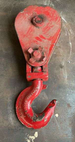 Johnson Drop Forged 3083 Hook & Pulley