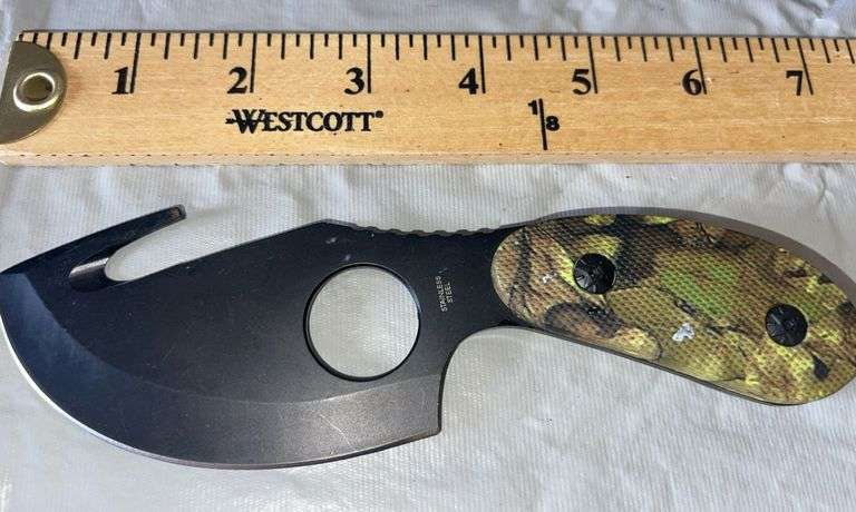 Whitetails Unlimited Game Knife, Kershaw Hunting Knife & Stainless Steel Game Knife