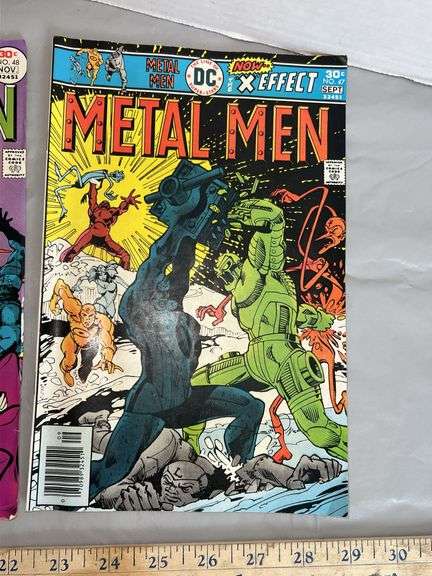 Three DC Metal Men Comics