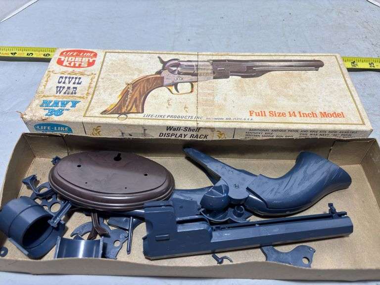 Sea King Helicopter Model Kit, Revell USS The Sullivans Destroyer Kit & Civil War Pistol Kit