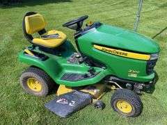 2006 John Deere X300 Lawn Tractor- 668 hours w/ Edge 42” Deck + Bagger System- runs/see video