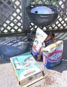 Charcoal 23” Grill, Sidekick Table & Charcoal