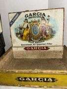 Garcia, Humo, La Palina Cigar Boxes & Sir Walter Raleigh Tin