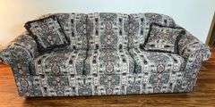 Simmons Hide-A-Bed Sofa (32”T,86”L,37”D)