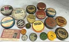 Watkins Unguent, Dodd’s Kidney Pills Box & Other Collectable Medicine Tins