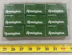 8 full and 1 Partial Ctn. (446 Cartridges) Remington 22 Short High Velocity Ammo