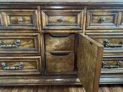 Stanley Furniture Wooden Dresser (82”T,66”L,20”D) w/ Mirror