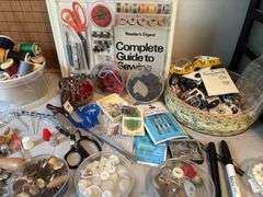 Sewing Needles, Buttons, Thread, Seam Binding Tape & More Sewing Notions