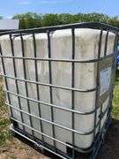 Empty 330 Gallon RV Antifreeze Container & Cage
