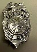 Fairgrove Fire Department Pin (Not a Badge)