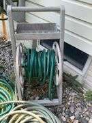 Suncast Hose Reel w/ Three Hoses