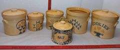 Ceramic Kitchen Canister Set