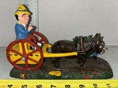 "Bad Accident" Cast Iron Mechanical Bank Reproduction