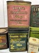 Assortment of Vintage Tea Tins