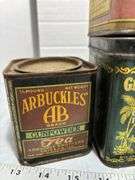Assortment of Vintage Tea Tins