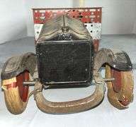 Buddy L "The Wild Animal Circus On Wheels", 1940’s Wyandotte Pressed Steel Toy Airplane & Primitive 