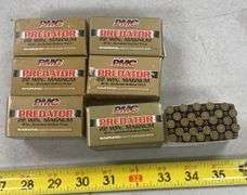 6 Boxes (300 CTGS) PMC Predator 22 WIN MAG 40 GR Jacketed Hollow Point Ammo