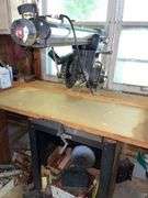 Craftsman 10” Radial Arm Saw- has power on Craftsman Stand w/ Blades & Extra Items