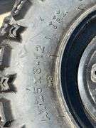 Pair of Used AT25 x 8-12, 4 Bolt Polaris Ranger/ATV Front Tires & Rims