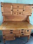 Maple Double Cupboard Kitchen Hutch  (63”X 48”X 27”)